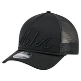 Miami Marlins New Era City Initial 9FORTY A-Frame M-Crown Adjustable Trucker Hat - MLB