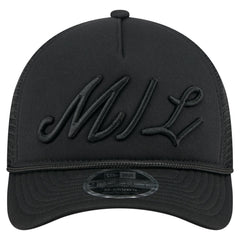 Milwaukee Brewers New Era City Initial 9FORTY A-Frame M-Crown Adjustable Trucker Hat - MLB
