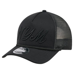 New York Mets New Era City Initial 9FORTY A-Frame M-Crown Adjustable Trucker Hat - MLB
