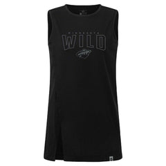Minnesota Wild Levelwear Women's Influx Darkmoon Tank Top - Black - NHL