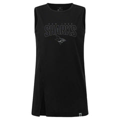 San Jose Sharks Levelwear Women's Influx Darkmoon Tank Top - Black - NHL