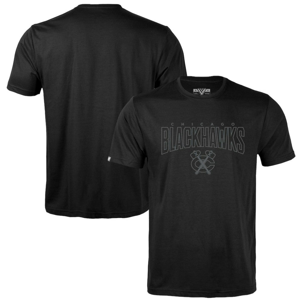 Chicago Blackhawks Levelwear Richmond Darkmoon T-Shirt - Black - NHL