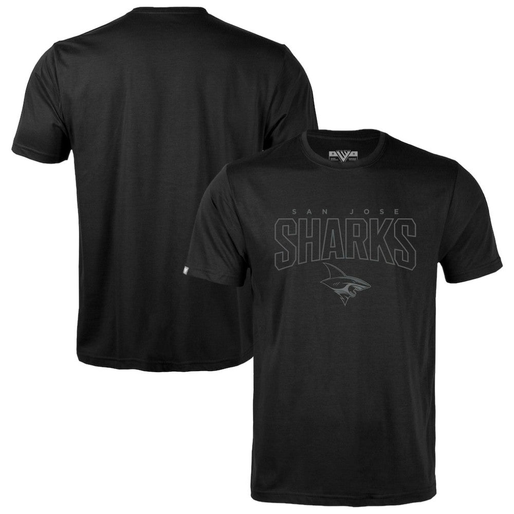 San Jose Sharks Levelwear Richmond Darkmoon T-Shirt - Black - NHL