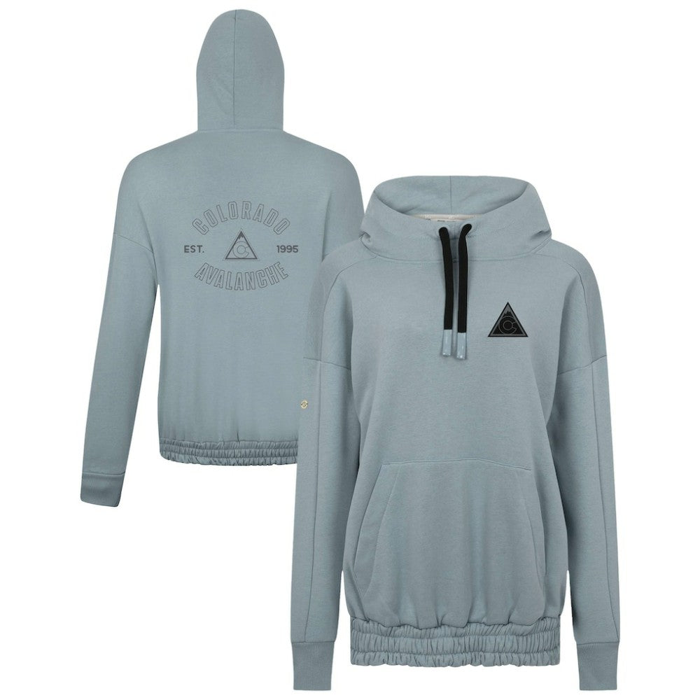 Colorado Avalanche Levelwear Women's Waterfall Nightfall Pullover Hoodie - Gray - NHL