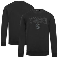 Seattle Kraken Levelwear Zane Darkmoon Pullover Sweatshirt - Black - NHL