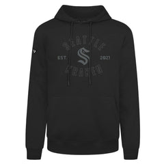 Seattle Kraken Levelwear Podium Abyssal Pullover Hoodie - Black - NHL