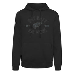 Detroit Red Wings Levelwear Podium Abyssal Pullover Hoodie - Black - NHL