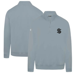 Seattle Kraken Levelwear Murray Nightfall Quarter-Zip Jacket - Gray - NHL