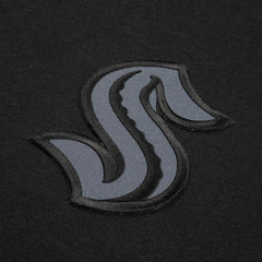 Seattle Kraken Levelwear Murray Nightfall Quarter-Zip Jacket - Black - NHL