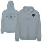 Edmonton Oilers Levelwear Uphill Abyssal Full-Zip Hoodie - Gray - NHL