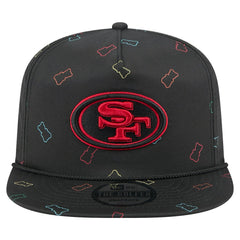 San Francisco 49ers New Era Gummy Golfer Snapback Hat Black | NFL