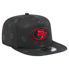 San Francisco 49ers New Era Gummy Golfer Snapback Hat Black | NFL