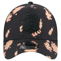 Cleveland Browns New Era Bleached A-Frame 9FORTY Trucker Adjustable Hat Black | NFL