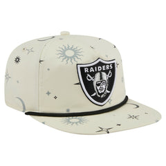 Las Vegas Raiders New Era Celestial Golfer Snapback Hat Cream | NFL