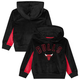 Chicago Bulls Outerstuff Preschool Velour Hoodie Black - NBA