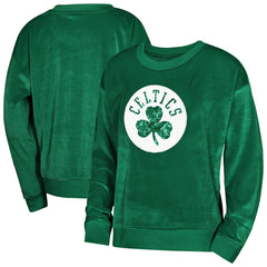Boston Celtics Outerstuff Youth Girls Step Back Sweatshirt Kelly Green - NBA