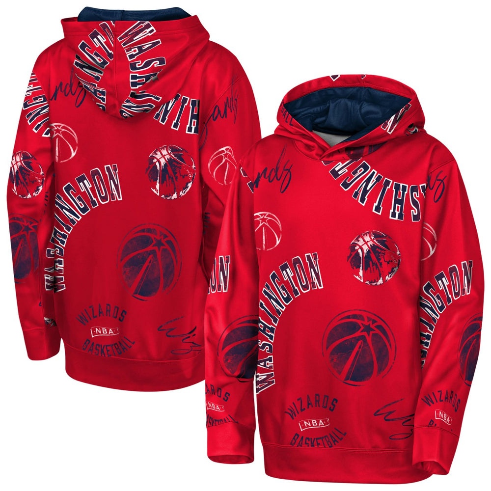 Washington Wizards Outerstuff Youth Moving Violation Hoodie Red - NBA