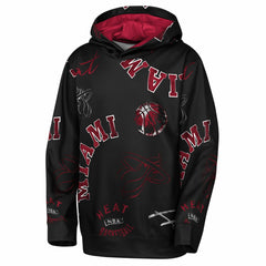 Miami Heat Outerstuff Youth Moving Violation Hoodie Black - NBA