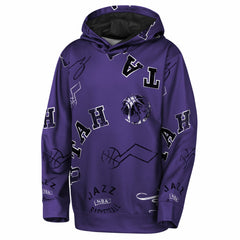 Utah Jazz Outerstuff Youth Moving Violation Hoodie Purple - NBA