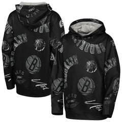 Brooklyn Nets Outerstuff Youth Moving Violation Hoodie Black - NBA