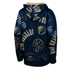 New Orleans Pelicans Outerstuff Youth Moving Violation Hoodie Navy - NBA