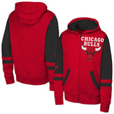 Chicago Bulls Outerstuff Youth Straight to the League Full-Zip Hoodie Red - NBA