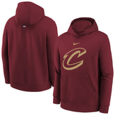 Cleveland Cavaliers Youth 2025/26 Club Fleece Hoodie Wine - NBA
