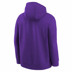 Utah Jazz Youth 2025/26 Club Fleece Practice Hoodie Purple - NBA
