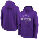 Sacramento Kings Youth 2025/26 Club Fleece Practice Hoodie Purple - NBA
