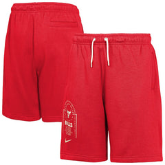 Chicago Bulls Youth Courtside Club Fleece Shorts Red - NBA