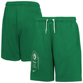 Boston Celtics Youth Courtside Club Fleece Shorts Kelly Green - NBA