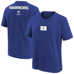 Golden State Warriors Jordan Brand Youth Courtside Statement 85 T-Shirt Blue - NBA