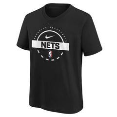 Brooklyn Nets Youth Practice T-Shirt Black - NBA