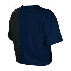 Houston Astros New Era Women's Upcycled Colorblocked Boxy Cropped T-Shirt - MLB