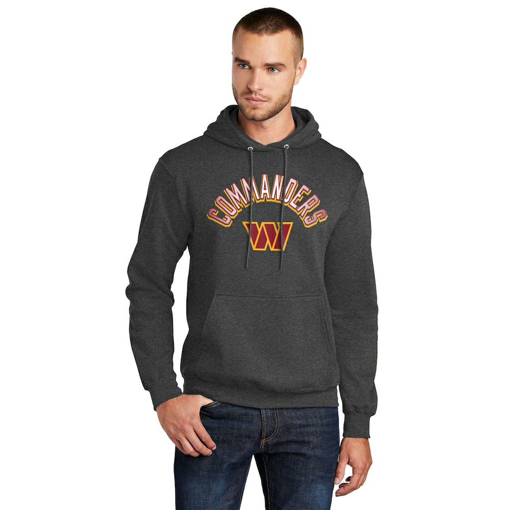 Washington Commanders Starter Arch Over Logo Pullover Hoodie Charcoal | NFL