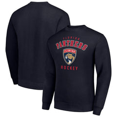 Florida Panthers Men's Starter Team Logo Fleece Pullover Sweatshirt - Navy - NHL