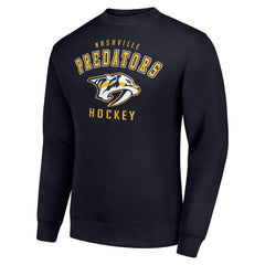 Nashville Predators Men's Starter Team Logo Fleece Pullover Sweatshirt - Navy - NHL