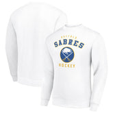 Buffalo Sabres Men's Starter Team Logo Fleece Pullover Sweatshirt - White - NHL