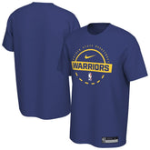 Golden State Warriors 2025/26 On-Court Flare Performance Practice T-Shirt Royal - NBA