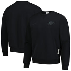 Oklahoma City Thunder Authentic Standard Issue Travel Dri-FIT Sweatshirt Black - NBA