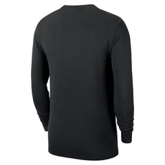 Boston Celtics Authentic Long Sleeve Practice T-Shirt Black - NBA