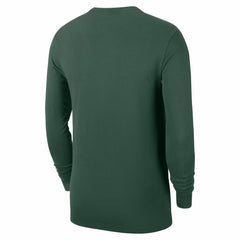 Milwaukee Bucks Authentic Long Sleeve Practice T-Shirt Hunter Green - NBA