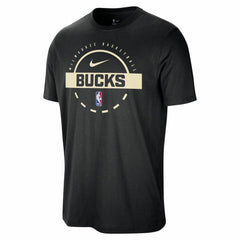 Milwaukee Bucks Authentic Practice T-Shirt Black - NBA