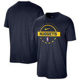 Denver Nuggets Authentic Practice T-Shirt Navy - NBA