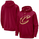 Cleveland Cavaliers Essential Logo Club Pullover Hoodie Wine - NBA
