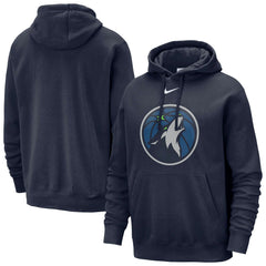 Minnesota Timberwolves Essential Logo Club Pullover Hoodie Navy - NBA