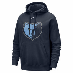 Memphis Grizzlies Essential Logo Club Pullover Hoodie Navy - NBA