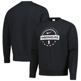 Minnesota Timberwolves 2025/26 Authentic Practice Club Sweatshirt Black - NBA