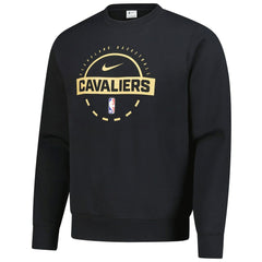Cleveland Cavaliers 2025/26 Authentic Practice Club Sweatshirt Black - NBA