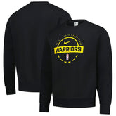 Golden State Warriors 2025/26 Authentic Practice Club Sweatshirt Black - NBA